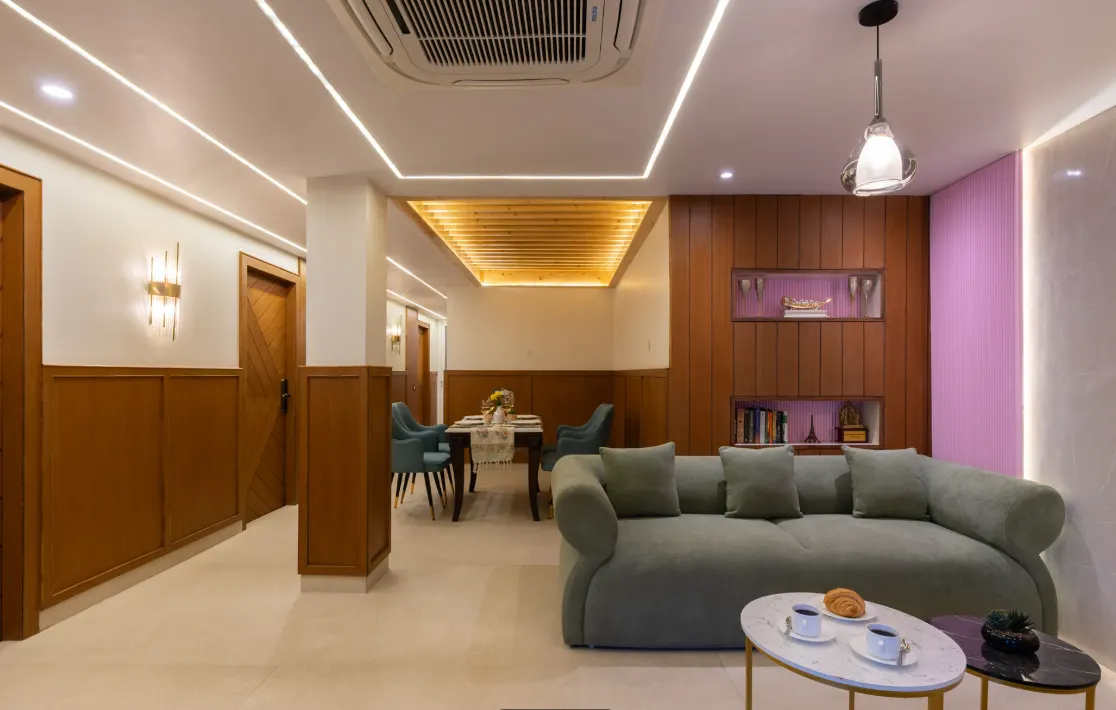 The lounge and common sitting area